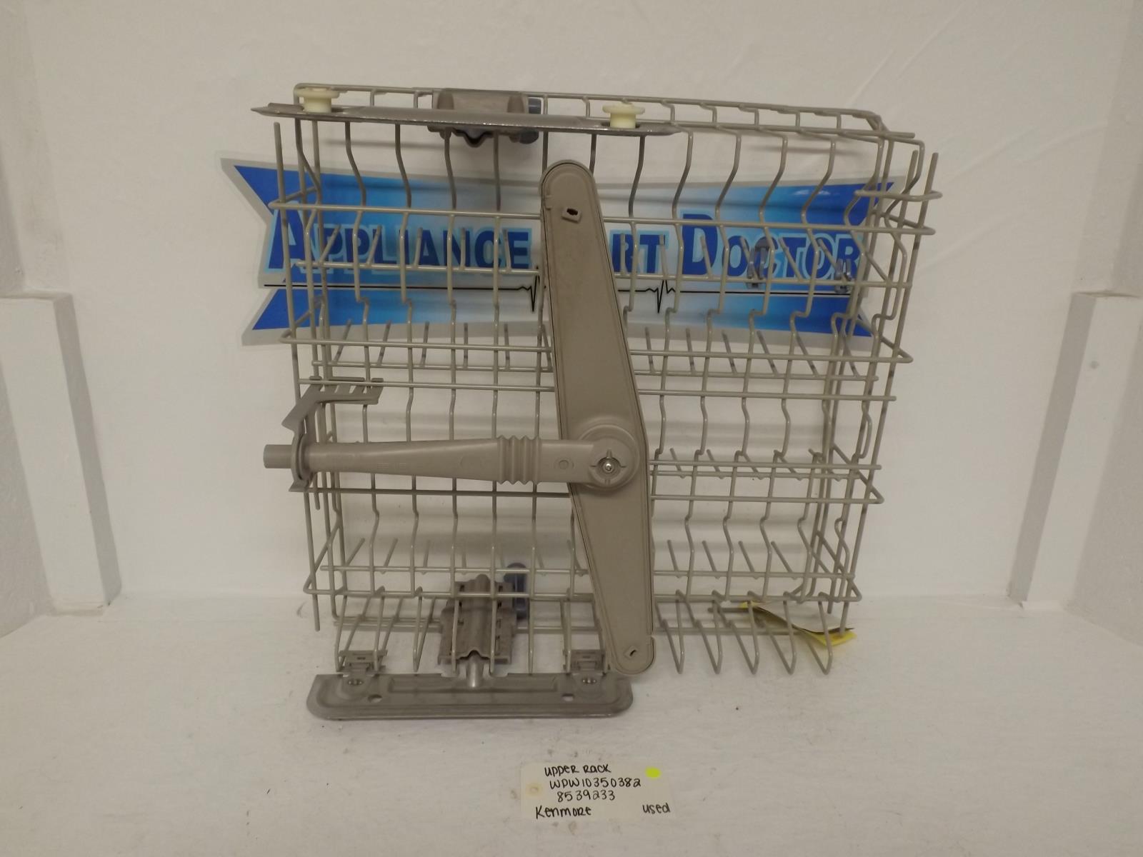 Kenmore Dishwasher WPW10350382 8539233 Upper Rack Used Kenmore Dishwasher WPW10350382 8539233 Upper Rack Used